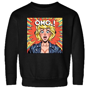 Discover OMG Funny comics Sweatshirts