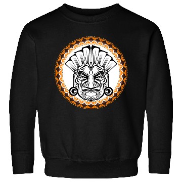 Discover Mythical Portrait with Amerindian Ink Tattoos Sweatshirts