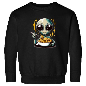 Discover Galaxy Mac and Cheese | Sci-fi Comfort Food Gifts Sweatshirts