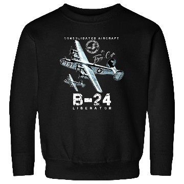 Discover B24 Liberator The Flying Coffin WW2 Heavy Bomber A Sweatshirts
