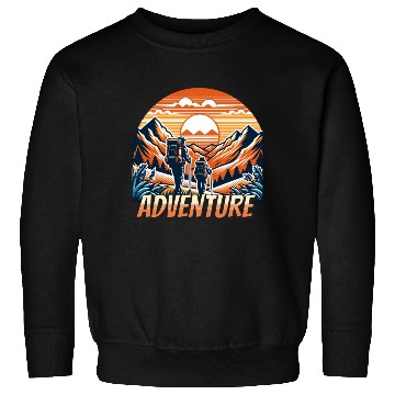 Discover Hiking Outdoor Camping Adventure Sweatshirts
