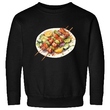 Discover Greek Chicken Souvlaki Sweatshirts