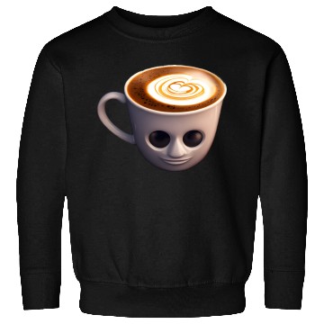 Discover Creepy Coffee Cup Sweatshirts