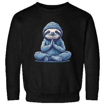 Discover Sloth Yoga Relaxation Chill Chilling Gift Sweatshirts