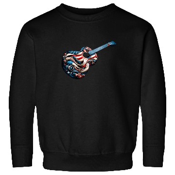 Discover Retro Style Guitar for Guitarists Sweatshirts