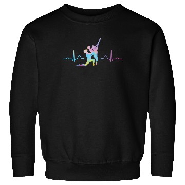 Discover Ballet Dancer Heartbeat EKG Ballerina Sweatshirts