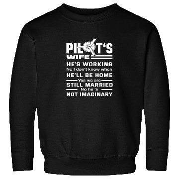 Discover Pilot Wife Wife Pilots Sweatshirts