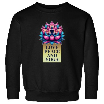 Discover Vibrant Lotus Illustration Sweatshirts