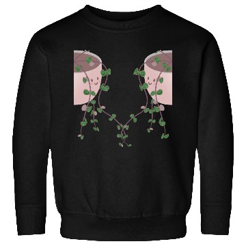 Discover Valentine string of hearts holding hands lesbian Sweatshirts