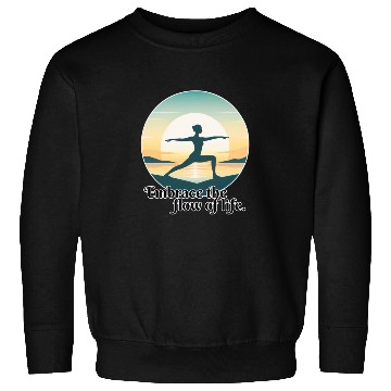 Discover Sunrise Yoga Pose Sweatshirts