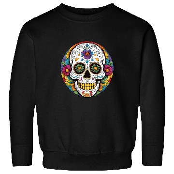 Discover Sugar skull rainbow Sweatshirts