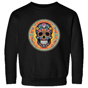 Discover Sugar skull rainbow Sweatshirts