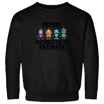 Discover Future Robotics Engineer Robot Engineer Robotics Sweatshirts