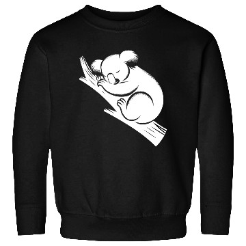 Discover Sleeping Koala On A Branch Sweatshirts