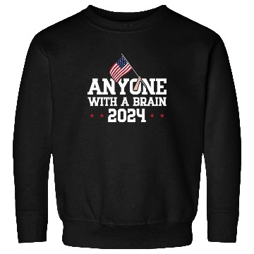 Discover 2024 Brain Vote Democracy Anti-Trump Sweatshirts