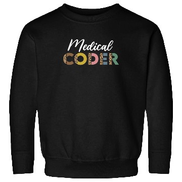 Discover Medical Coder Leopard Pattern Sweatshirts