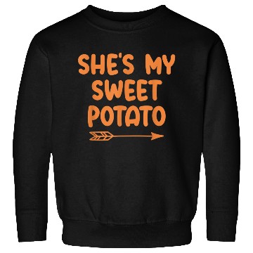 Discover My Sweet Potato Couple Women Sweatshirts