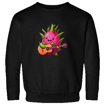 Discover Dragon Fruit Jam: Playing the Guitar Sweatshirts