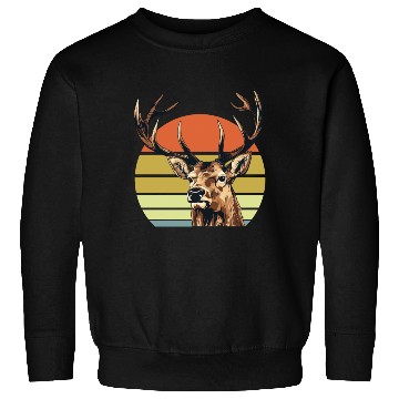 Discover Hunting Elk Deer Funny Hunter Sweatshirts