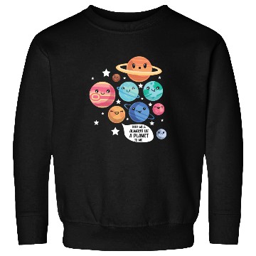 Discover Pluto Planet Joke Funny Cosmonaut Galaxy Physicist Sweatshirts