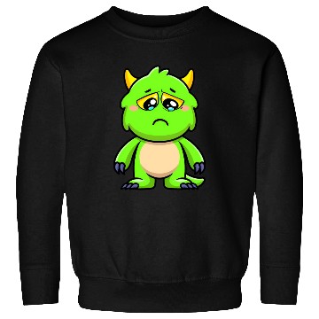 Discover Baby Monster Green Crying Grumpy Sweatshirts