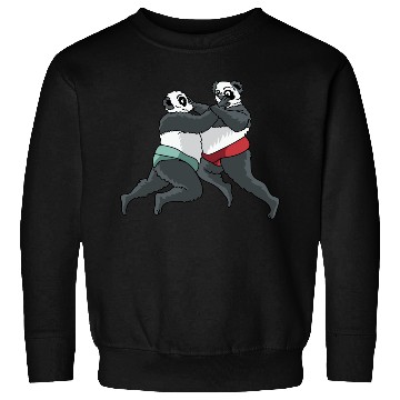 Discover Panda Wrestler Pun Maker Gift Sweatshirts