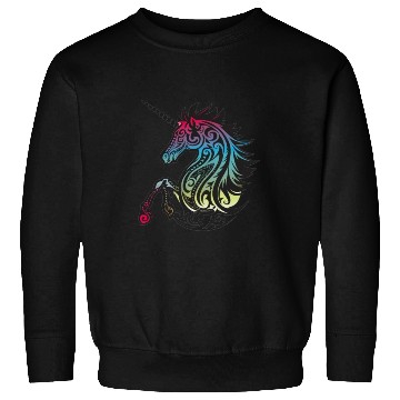 Discover Mystical Rainbow Unicorn Art Sweatshirts