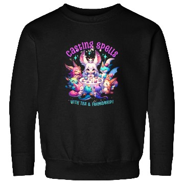 Discover Casting spells with friendship & tea Sweatshirts