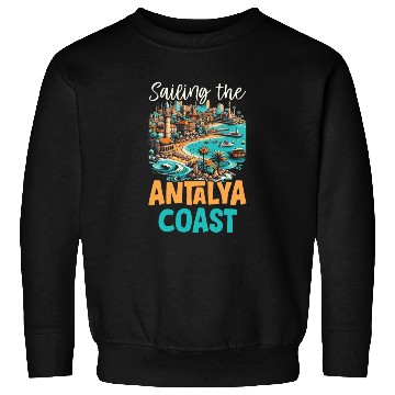 Discover Antalya Turkey Travel Vacation I Love Turkey Sweatshirts