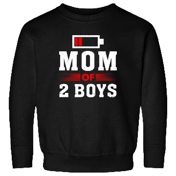 Discover Mom of 2 Boys Mom and Son Matching Mom Sweatshirts