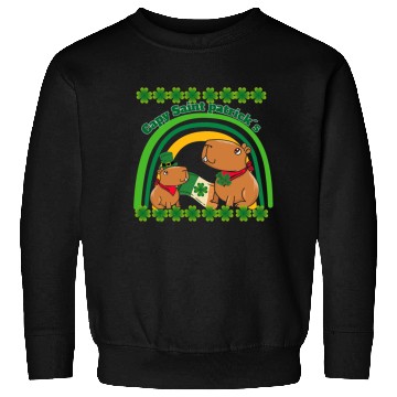 Discover Capybara saint Patrick´s day Sweatshirts