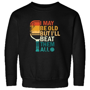 Discover Funny Retro Pickleball Vintage Sweatshirts
