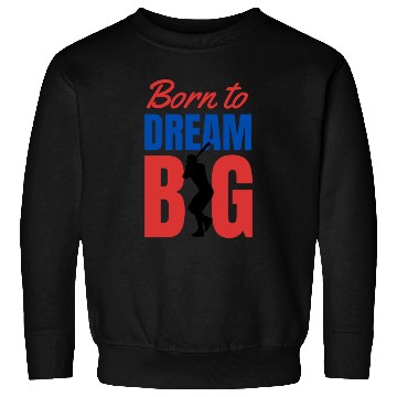 Discover Red and Blue baseball Typography Sweatshirts 2