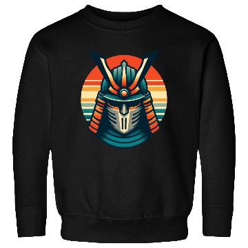 Discover Retro Samurai Vector Art Sweatshirts