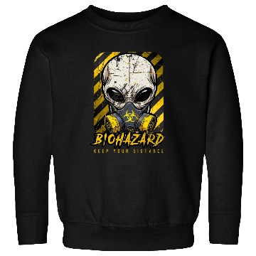 Discover ALIEN BIOHAZARD Keep Your DISTANCE Sweatshirts