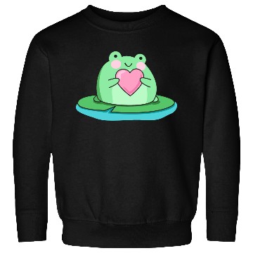 Discover Cute frog cartoon drawing Sweatshirts