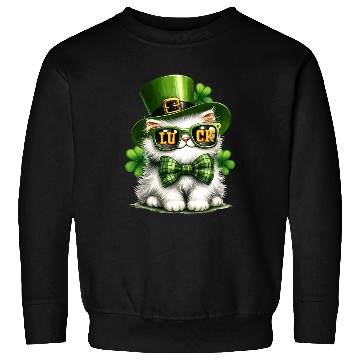 Discover Lucky Charm Cat Sweatshirts