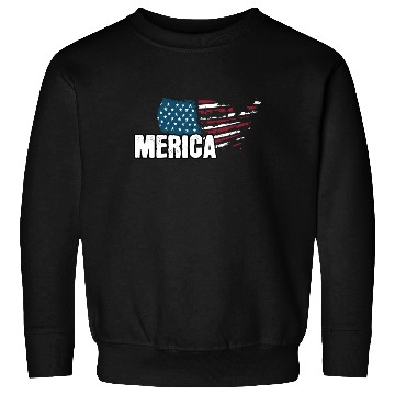 Discover MERICA 4th of July Relaxed Patriot Sweatshirts