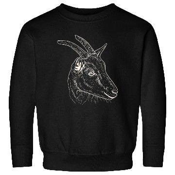 Discover Goat Head - Line Art Sweatshirts