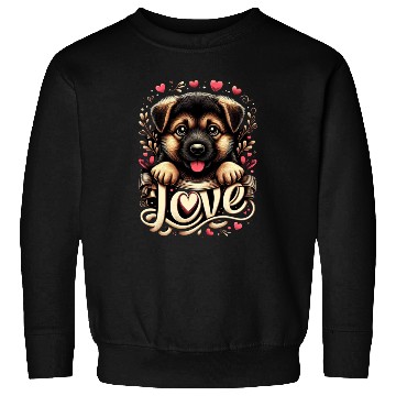 Discover German shepherd puppy Sweatshirts