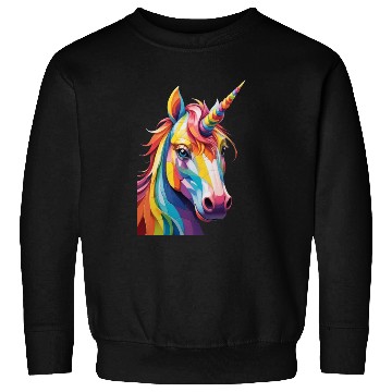 Discover Colorful Rainbow Unicorn Sweatshirts