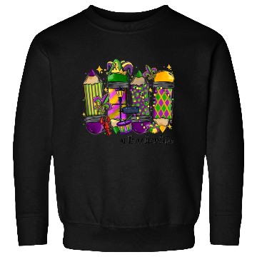 Discover mardi gras teacher life Sweatshirts