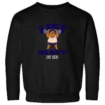 Discover Sweatshirts design with bear training at gym