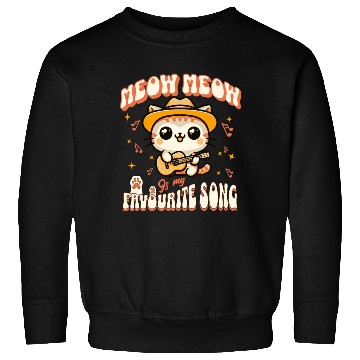 Discover Cat With Guitar Sweatshirts