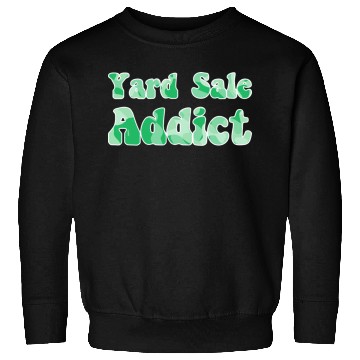 Discover Yard Sale Addict green camo Sweatshirts