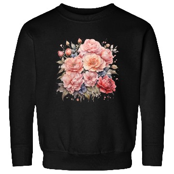 Discover Default Watercolor flower drawing Sweatshirts