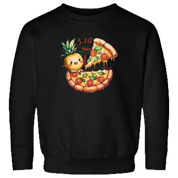 Discover pi day math Pineapple pizza Toppings Sweatshirts