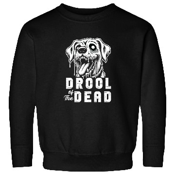Discover Horror Dog Halloween Spooky Dog Lover Gothic Dog Sweatshirts