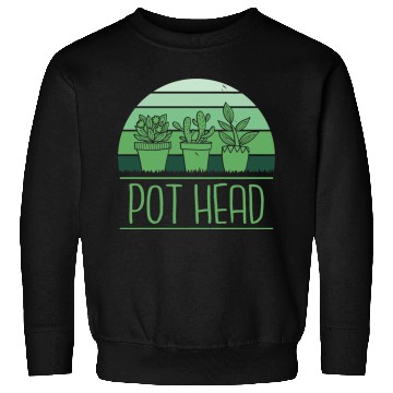 Discover Green Thumb, Potted Plant Paradise Sweatshirts