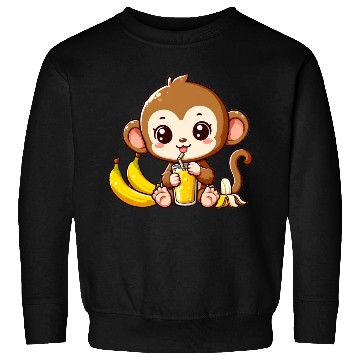 Discover Monkey Business: Banana Juice Break Sweatshirts